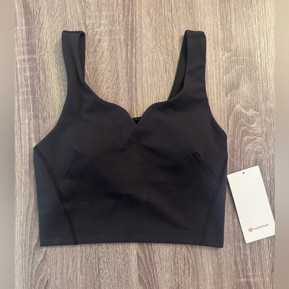 New with tags Lululemon Wunder Train Sweetheart Tank To. Size 6. Black.